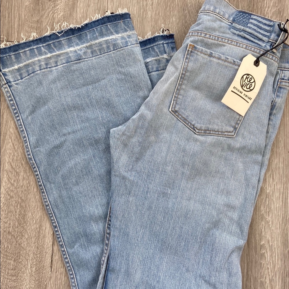 Revice Denim wide leg two-tone jeans - Picture 4 of 4
